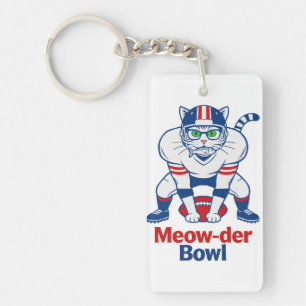 Meow-der Bowl Key Ring