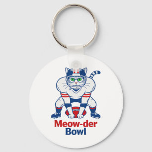 Meow-der Bowl Key Ring