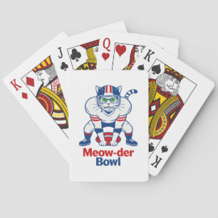 Meow-der Bowl Playing Cards