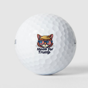 Meow for Trump Make Cats Safe Again  Election Golf Balls