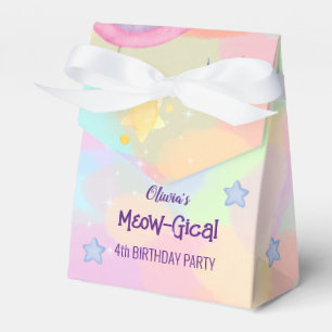 Meow-gical caticorn birthday Gift Box