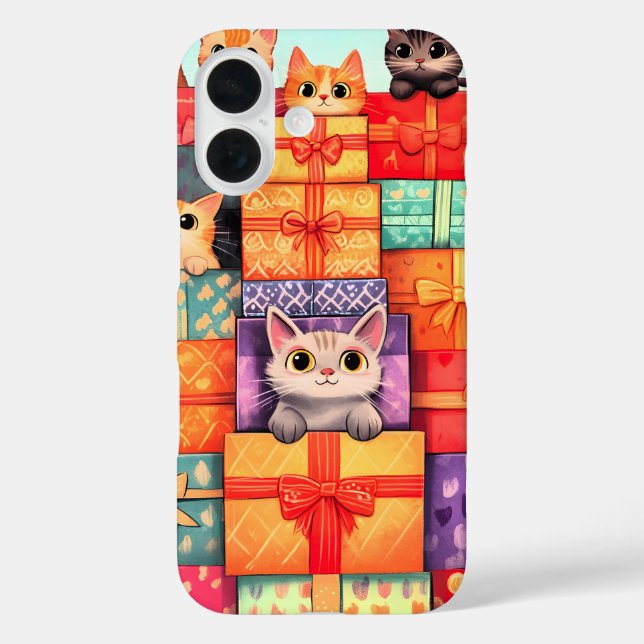 Meow Gift Birthday Tower Case-Mate iPhone Case (Back)