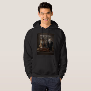 Meow & Go – Funny Travel Cats Hoodie Description: