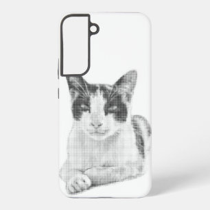 Meow Halftone Samsung Galaxy Case