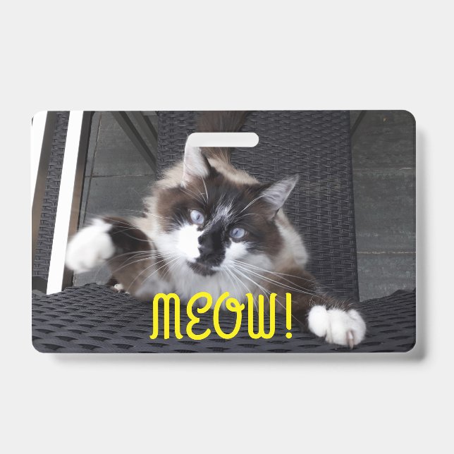 Meow! ID Badge (Front)