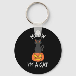 Meow I'm A Cat Cute Halloween Costume For Men Wome Key Ring