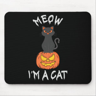 Meow I'm A Cat Cute Halloween Costume for Men Wome Mouse Mat