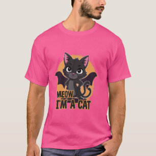 Meow I'm A Cat - Funny Halloween Costume - Cats Lo T-Shirt