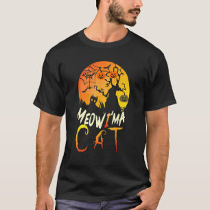 Meow I'm a cat halloween costume men and women T-Shirt