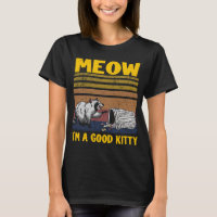Meow I'm A Good Kitty Trash Can Garbage Panda Racc