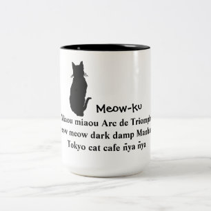Meow in Translation: Meow-ku Cat Mug