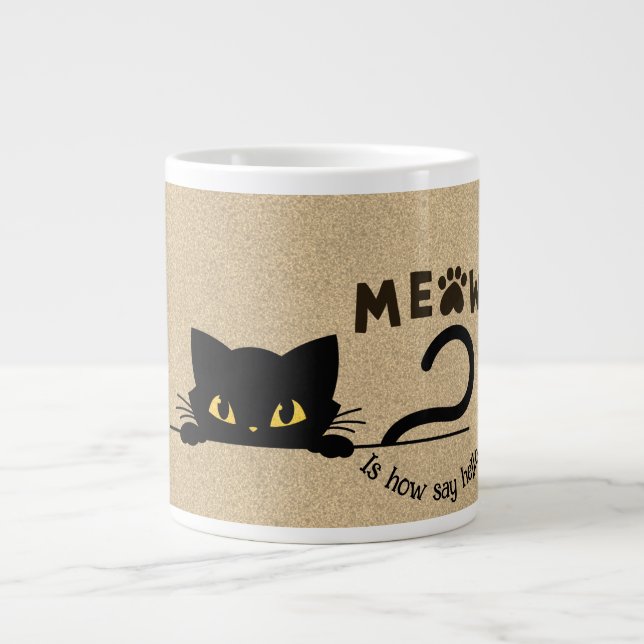Meow is how I say hello, Speciality Mug (Front)