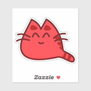  “Meow is the Answer” Cute Cat Sticker