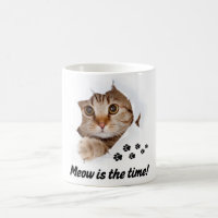 Meow Is the Time – Cute Cat 