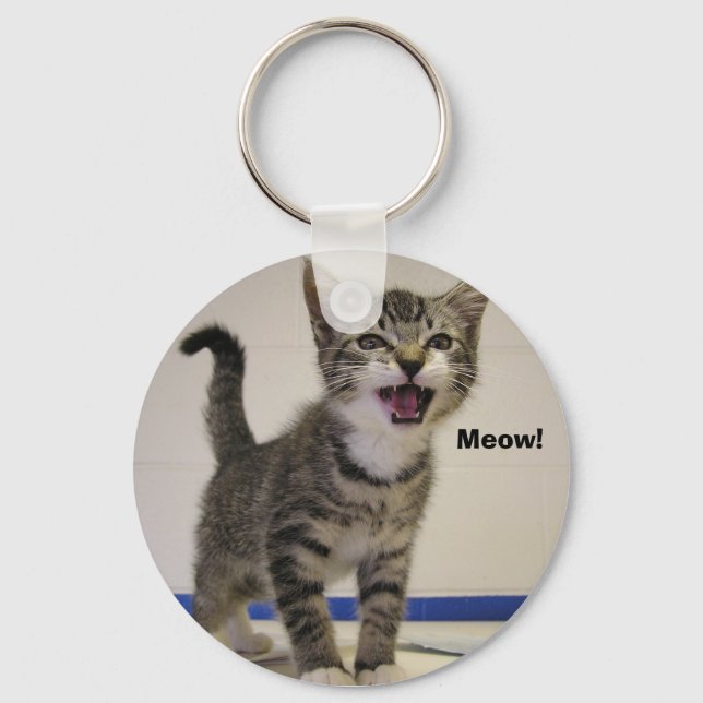 Meow! Key Ring (Front)