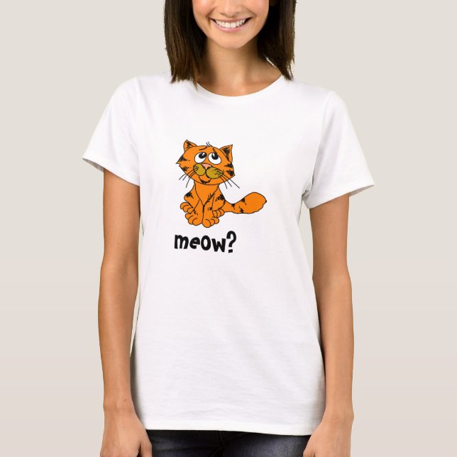 meow kitten T-Shirt (Front)