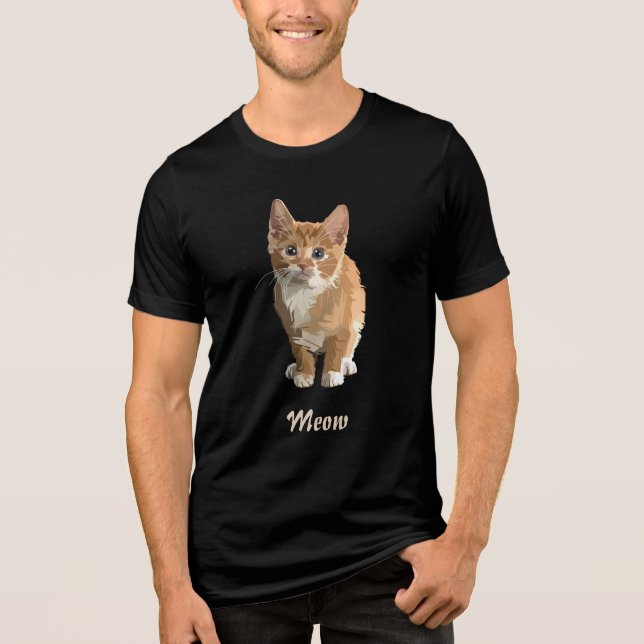 Meow kitten tee shirt (Front)