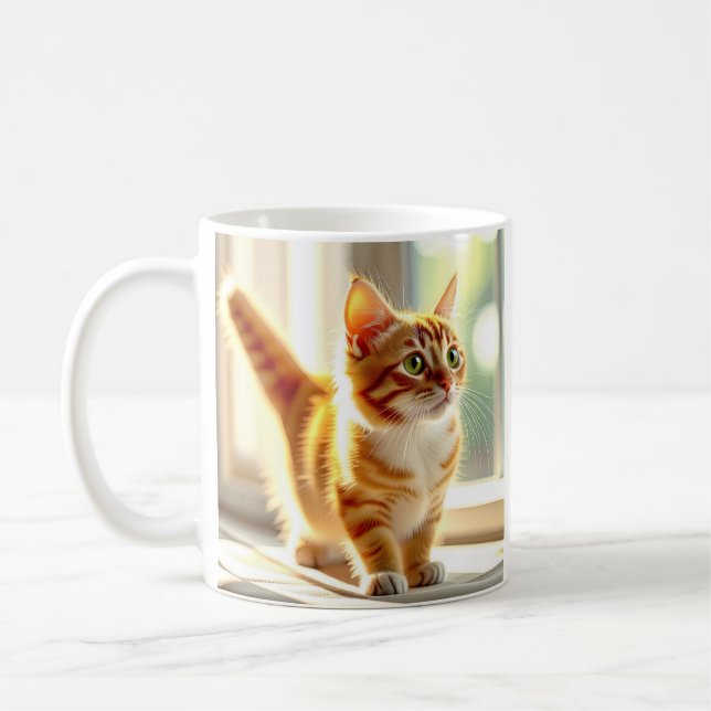 Meow Kitty Coffee Mug (Left)