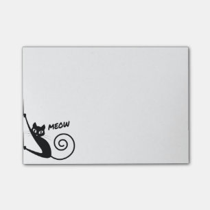 Meow, little cat like you post-it notes