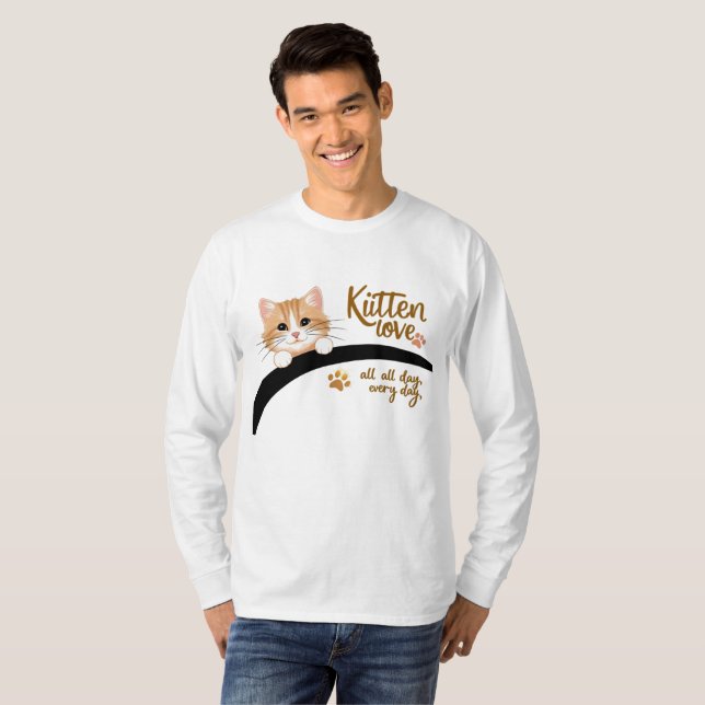 Meow Magic National Cat Day Sweatshirt T-Shirt (Front Full)