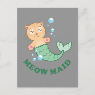 Meow Maid Postcard