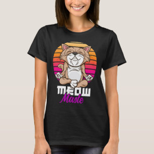 Meow Maste Cat Yoga Namaste T-Shirt
