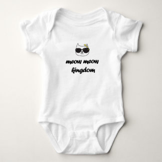 meow meow kingdom! baby bodysuit