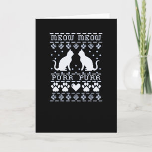 Meow Meow Purr Purr Card