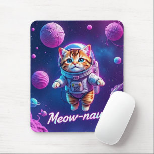Meow-naut  mouse mat