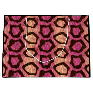 Meow Pink Wild Kitty Cool Large Gift Bag