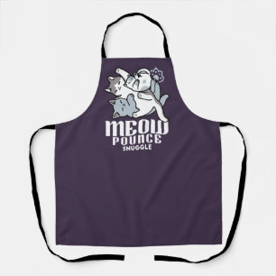 Meow Pounce Snuggle – Cute Sleeping Cats Apron