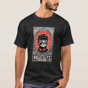Meow Se Ung Chinese Mao Zedong Chairman Kitten Mem T-Shirt