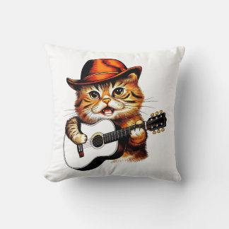 Meow-sic Star Funny Singing Cat Pillow