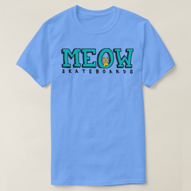 Meow Skateboards T-Shirt (Design Front)