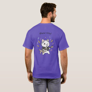Meow-stro: Rock & Roll Guitar Hero T-Shirt
