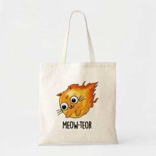 Meow-teor Funny Meteor Pun  Tote Bag