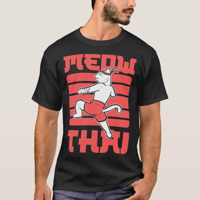 Meow Thai Muay Thai Fighter T-Shirt (Front)