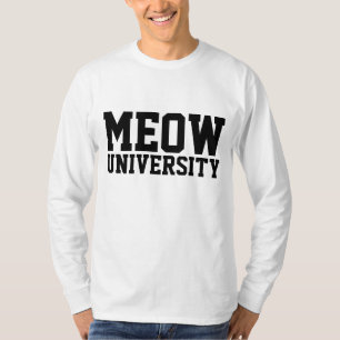MEOW UNIVERSITY, FUNNY CAT T-shirts