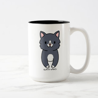 Meow You See Me, Meow You Don’t! 😹☕ Two-Tone Coffee Mug
