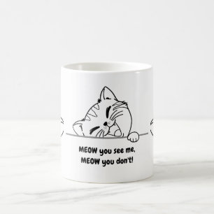 MEOW YOUR MESSAGE - CUSTOM CAT MUG! COFFEE MUG