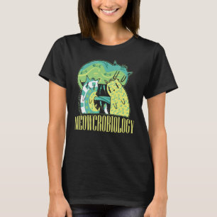 Meowcrobiology Microbiology Department Staff Dna R T-Shirt