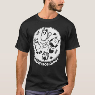 Meowcrobiology Science Funny Cat Lover T-Shirt