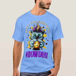 Meowdini Funny Cat Magician Fortune Teller Cat Fun T-Shirt