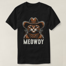 Meowdy Cat in Cowboy Hat