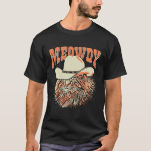 Meowdy Country Music Cat Cow T-Shirt