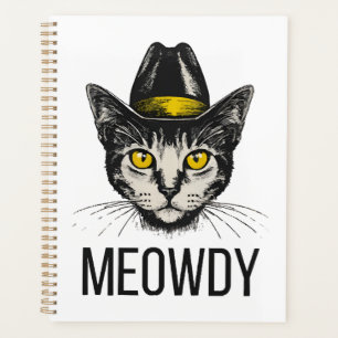 Meowdy Funny Cat Planner
