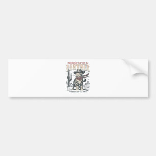 Meowdy Partner Cowboy Cat  Bumper Sticker