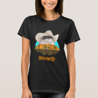 Meowdy Texas Cat Cowboy Meme Funny