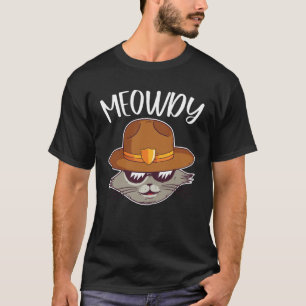 Meowdy Texas Cat Meme Cat T-Shirt