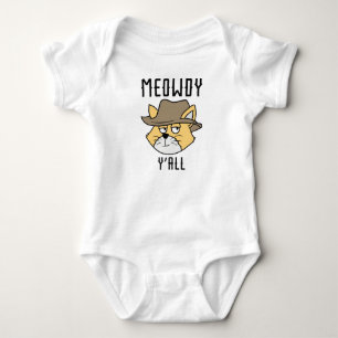 Meowdy Y’all Baby Bodysuit